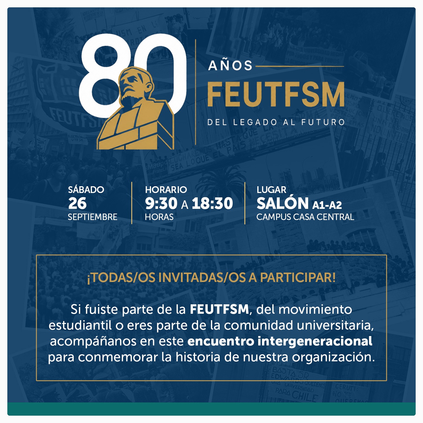 80 años FEUTFSM: del legado al futuro